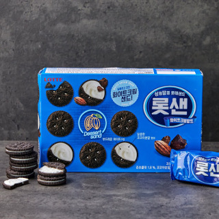 Lotte bánh quy kem socola hộp xanh dương 315g..jpg